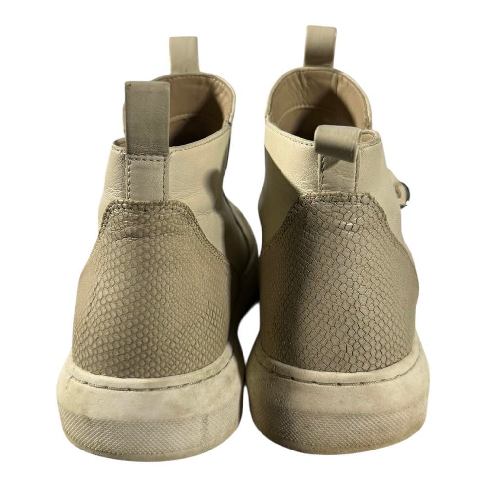 Vionic Brinkely Leather Zip Up Boot Women’s 8 Beige Sneaker Sole Casual Shoe - Picture 6 of 9